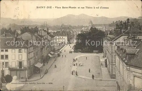 Saint Die des Vosges Place Saint Martin Rue Thiers Kat. Saint Die des Vosges