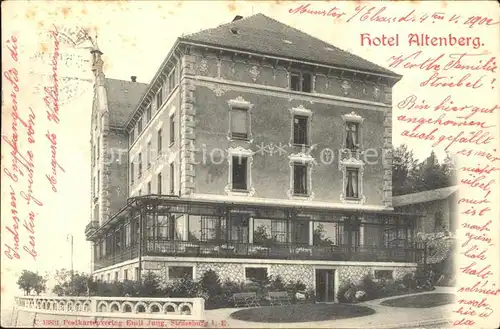 Munster Haut Rhin Elsass Hotel Altenberg Kat. Munster