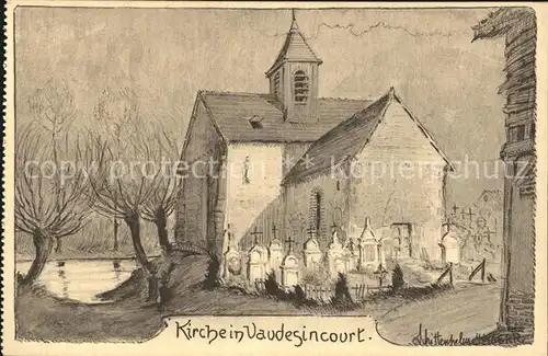 Vaudesincourt Kirche Kat. Vaudesincourt