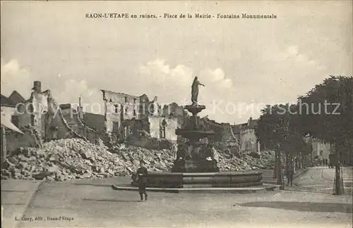 Raon l Etape Vosges Place de la Mairie Kat. Raon l Etape