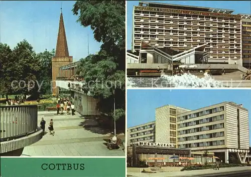 Cottbus Restaurant Stadttor Hotel Lausitz Kat. Cottbus