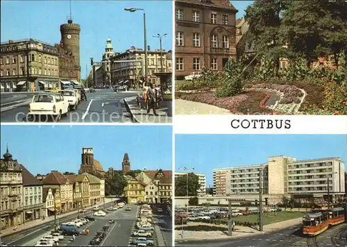 Cottbus Hotel Lausitz Blumenuhr Kat. Cottbus