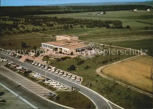 Bruchsal Fliegeraufnahme Autobahn Raststaette Kat. Bruchsal