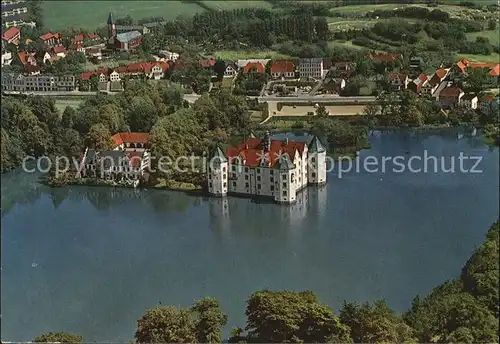 Gluecksburg Ostseebad Fliegeraufnahme mit Wasserschloss Kat. Gluecksburg (Ostsee)
