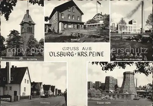 oelsburg Ilsede Feldweg Ilseder Huette  Kat. Ilsede