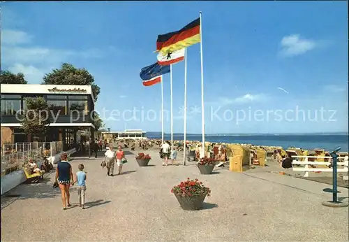 Niendorf Ostseebad Promenade Strand Kat. Timmendorfer Strand