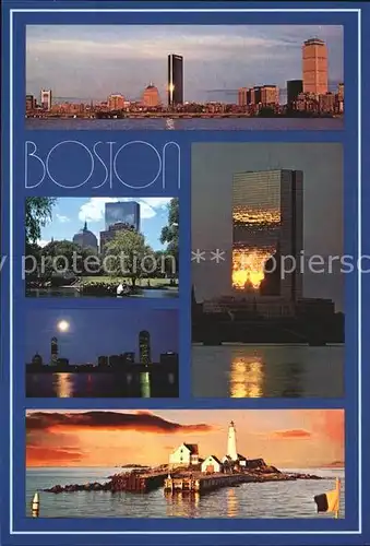 Boston Massachusetts Stadtansichten  Kat. Boston