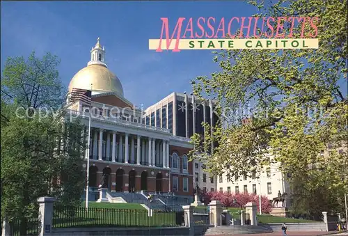 Boston Massachusetts The State House Kat. Boston
