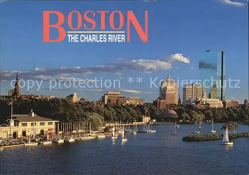 Boston Massachusetts The Charles River Kat. Boston