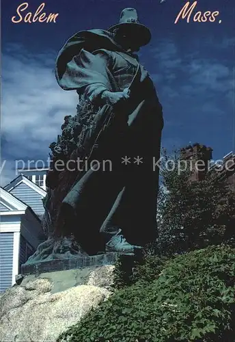 Salem Massachusetts Statue of Roger Conant Kat. Salem