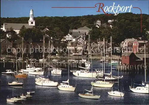 Rockport Massachusetts Hafenansicht Kat. Rockport