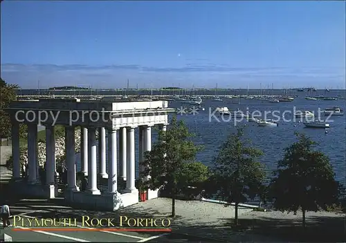 Plymouth Massachusetts Rock Portico Kat. Plymouth