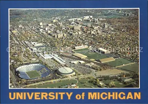 Detroit Michigan Fliegeraufnahme University of Michigan Kat. Detroit