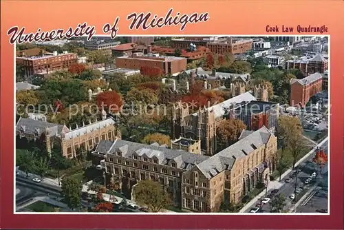Ann Arbor Fliegeraufnahme University of Michigan Kat. Ann Arbor