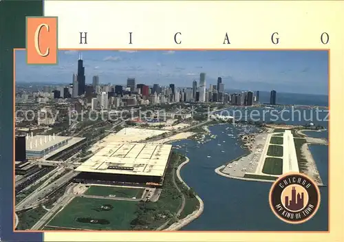 Chicago Illinois Fliegeraufnahme  Kat. Chicago