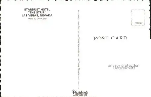 Las Vegas Nevada Stardust Hotel The Strip Kat. Las Vegas