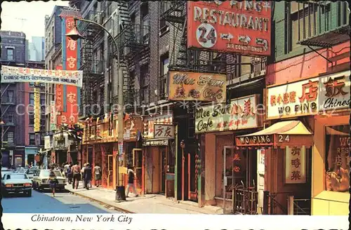 New York City Chinatown Pell Street