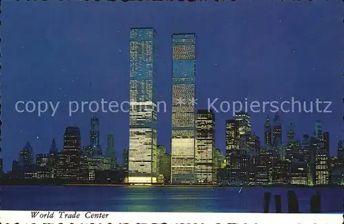New York City World Trade Center Bei Nacht
