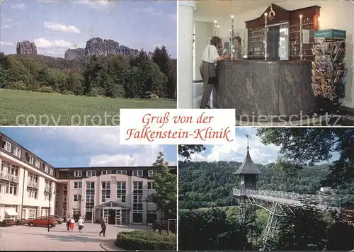 Ostrau Bad Schandau Falkenstein Klinik  Kat. Bad Schandau