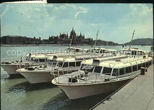 Budapest Boote Kat. Budapest