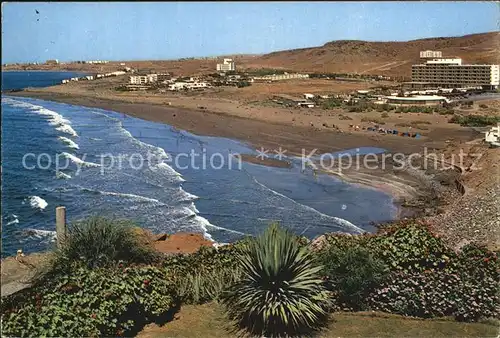 Playa de San Augustin Gran Canaria Panorama Kat. Spanien