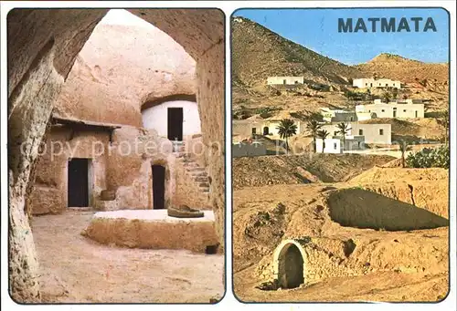 Matmata Wohnhoehlen Oberirdische Bauten Kat. Tunesien