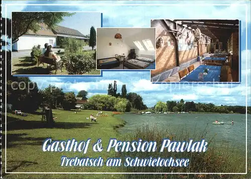 Trebatsch Gasthof Pension Pawlak Schwielochsee Kat. Tauche
