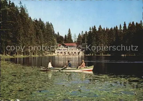 Bayerischer Wald Grosser Arbersee Seehaus