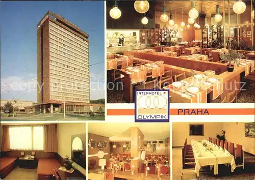 Praha Prahy Prague Interhotel Olympik Kat. Praha