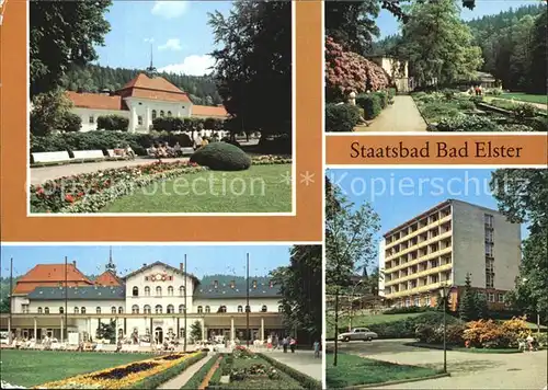 Bad Elster Badehaus HO Bade Cafe Klinik Herz Kreislaufkrankheiten Kat. Bad Elster