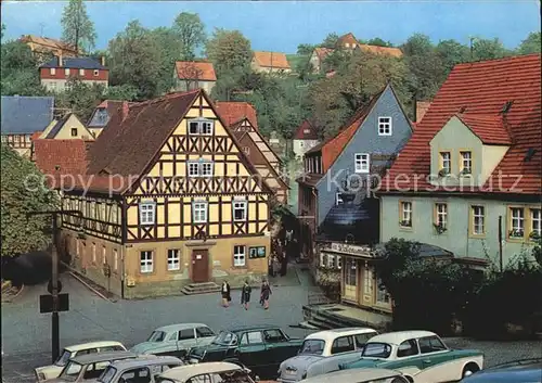 Hohnstein Saechsische Schweiz Marktplatz Kat. Hohnstein