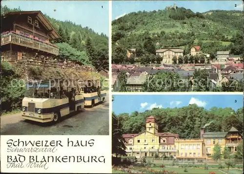Bad Blankenburg Schweizer Haus Burgruine Greifenstein FDGB Heim Goldberg Kat. Bad Blankenburg