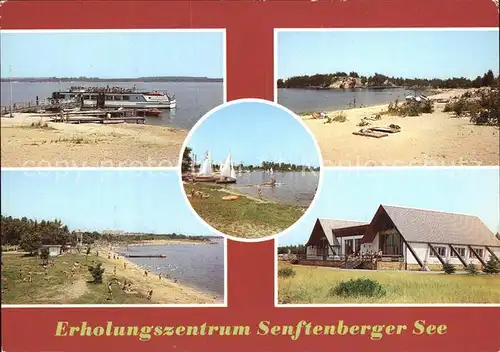Senftenberg Niederlausitz Grosskoeschen MS Glueckauf Strand Niemtsch  Kat. Senftenberg