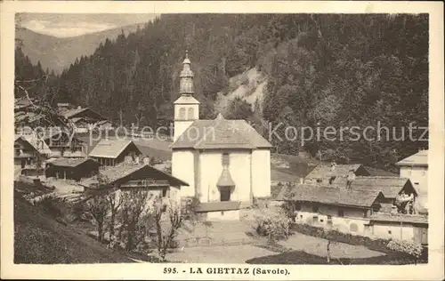 La Giettaz Teilansicht Kirche Kat. La Giettaz