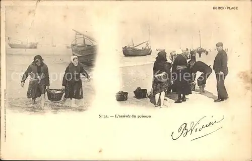 Berck Plage Frauen am Hafen 