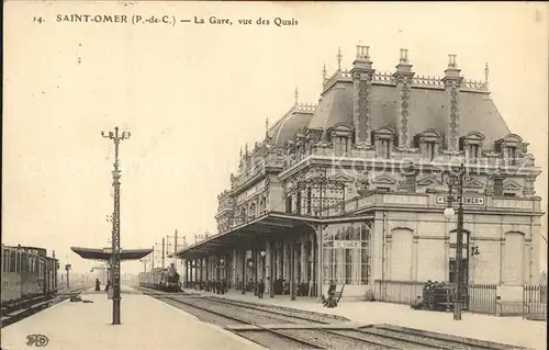 Saint Omer Calvados Bahnhof Kat. Saint Omer