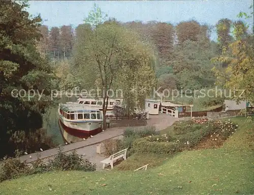 Malente Gremsmuehlen Anlegestelle am Dieksee Kat. Malente