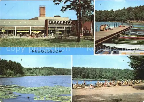 Neuglobsow FDGB  Erholungsheim Stechlin Dagow See Badestrand Kat. Stechlin