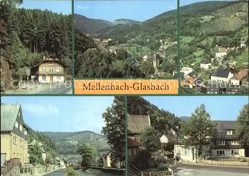 Mellenbach Glasbach FDGB Erholungsheim Zur Kehre Panoramen Kat. Mellenbach Glasbach