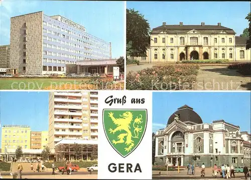Gera Interhotel Kunstgalerie Buehnen der Stadt Kat. Gera