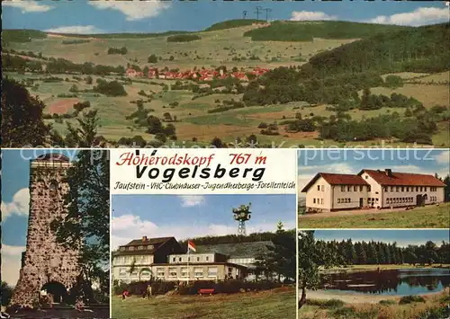 Vogelsberg Hessen Hoherodskopf Taufstein VHC Clubhaeuser Jugendherberge Kat. Schotten