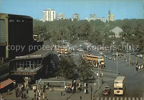 Berlin Bahnhof Zoo Blick auf Hansaviertel Kat. Berlin