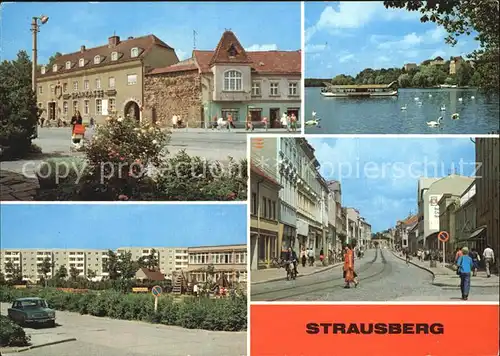 Strausberg Brandenburg Grosse Strasse Straussee Kinderkrippe Erich Weinert Kat. Strausberg