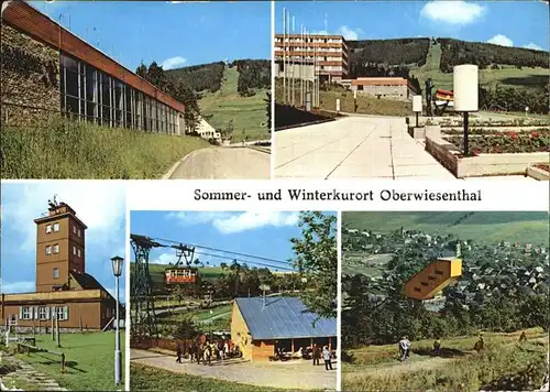 Oberwiesenthal Erzgebirge Hallenschwimmbad Erholungsheim IG Wismut Aktivist Fichtelberg Kat. Oberwiesenthal