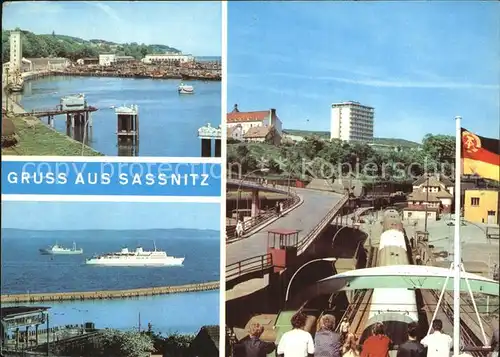 Sassnitz Ostseebad Ruegen Fischereihafen MS Sassnitz  Kat. Sassnitz