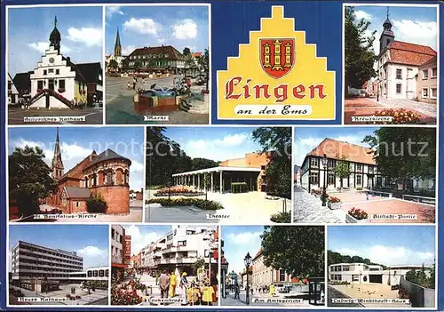 Lingen Ems Stadtansichten Kat. Lingen (Ems)