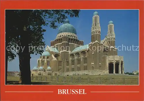 Bruessel Bruxelles Nationale Heilig Herzbasilika Kat. 