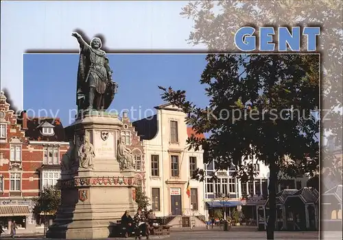 Gent Gand Flandre Vrijdagmarkt Jacov Van Artevelde Kat. 