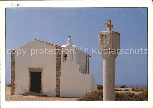 Sagres Algarve Kapelle Santa Graca Gedenksaeule  Kat. Faro