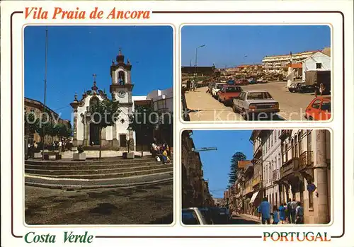 Portugal Vila Praia de Ancora Kirche Ortsansichten Kat. Portugal